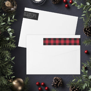 Rood Zwarte Buffalo Plaid Kerst Familie