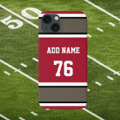 Rood zwarte en voetgangersband Case-Mate iPhone case