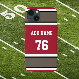 Rood zwarte en voetgangersband Case-Mate iPhone case