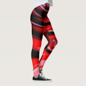 Rood Zwarte koele Moderne Chic hipster collages ar Leggings (Rechts)