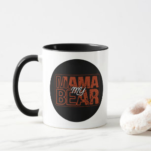 Rood Zwarte Mijn Retro beer-mama Design Mok