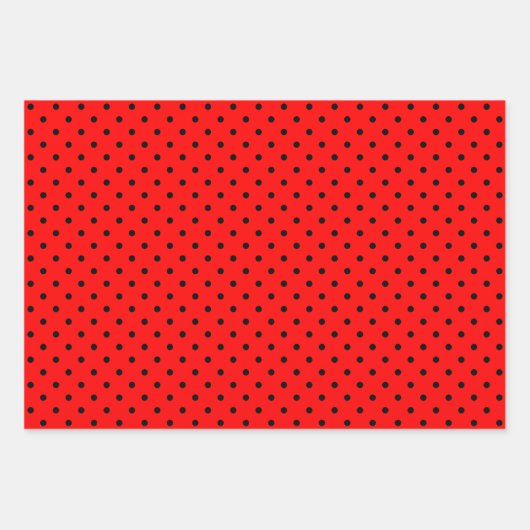 Rood/zwarte patronen Reeks papierblad voor ompakke Inpakpapier Vel (Voorkant 2)
