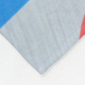 Rood | Zwarte Wh. Ice Hockey Rink | Player Jersey Fleece Deken (Hoek)