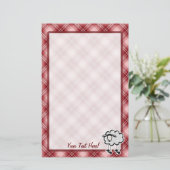 Roodaapschapen Briefpapier (Staand voorkant)