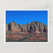 roodachtig gesteente briefkaart (Voorkant)