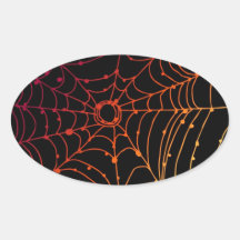 Roodachtig gradiënt spinnenweb