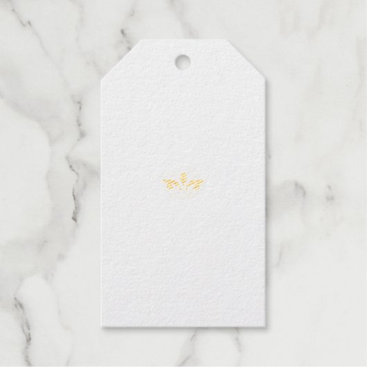 Roodachtig Magenta decoratief Cadeaulabels (Voorkant)