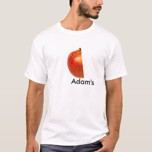 Roodappel links halve t-shirt