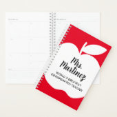 Roodappel silhouet beste kleuterschool planner (Display)