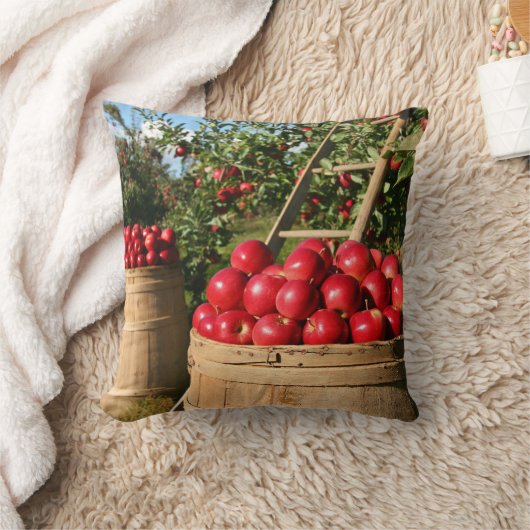 Roodappeloogst van Orchard Kussen (Deken)