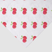 Roodappels fruit Teacher Gift Pattern Food Tissuepapier (Detail)
