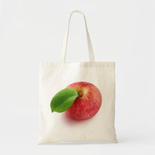 Roodappeltop uitzicht tote bag