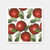 Roodappelvruchten Servet (Voorkant)