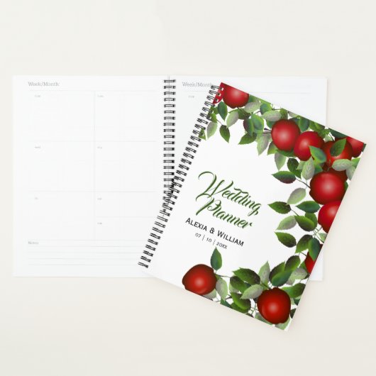 Roodappelvruchten | Weddenschap Planner (Display)
