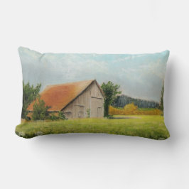 Roodbaard Barn in de Meadow Lumbar Pillow Kussen