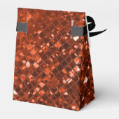 Roodbaarheidspatroon voor mousserende rode mozaïek bedankdoosjes (Achterkant)