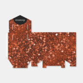 Roodbaarheidspatroon voor mousserende rode mozaïek bedankdoosjes (Uitgevouwen)