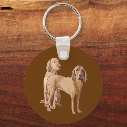 roodbaarhoorn sleutelhanger (Voorkant)