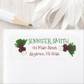 Roodbaars (Beats) Roodbaars Vegetarian Funny Food Etiket (Insitu)