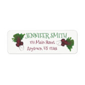 Roodbaars (Beats) Roodbaars Vegetarian Funny Food Etiket (Voorkant)