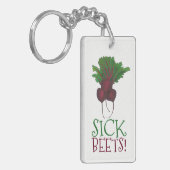 Roodbaars (Beats) Roodbaars Vegetarian Funny Food Sleutelhanger (Voorkant Links)