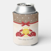 Roodbaars Boil Bruiloft Koppels Douche Blikjeskoeler (Blikje Achterkant)