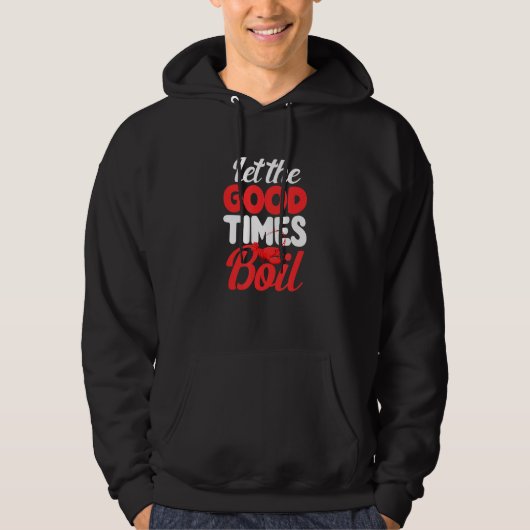 Roodbaars Boil Cajun Rivierkreeft Crawdad Mudbug S Hoodie (Voorkant)