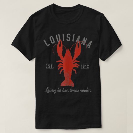 Roodbaars Boil Laissez Les Bon Temps Rouler T-shirt (Design voorkant)