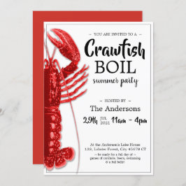 Roodbaars Boil Zwart Wit Zomerfeest Kaart