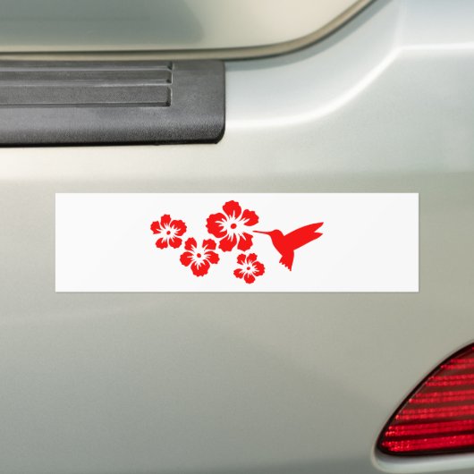 roodbaars bumpersticker (Op auto)