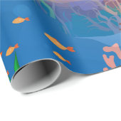 roodbaars cadeaupapier (Rol Hoek)