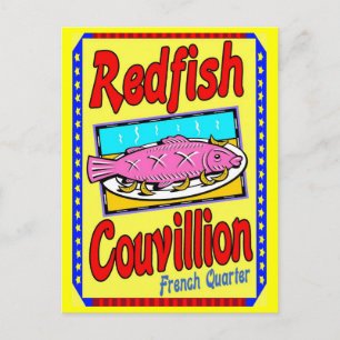 Roodbaars Couvillion Briefkaart