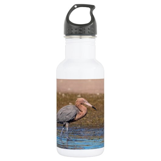Roodbaars grot op Noordstrand Waterfles (Voorkant)