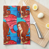 roodbaars handdoek (Quarter Fold)