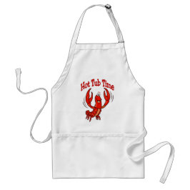 Roodbaars Hot Tub Tijd Standaard Schort