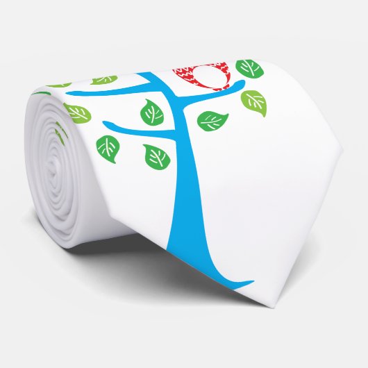 Roodbaars in de boom stropdas (Opgerold)