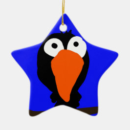 roodbaars keramisch ornament