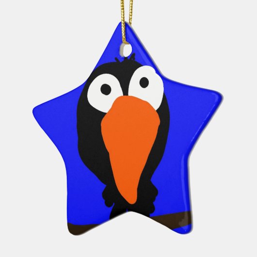 roodbaars keramisch ornament (Links)