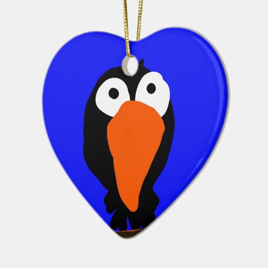 roodbaars keramisch ornament (Links)