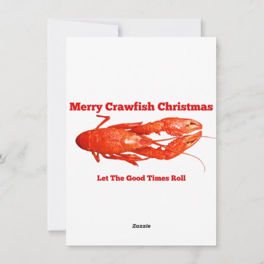 Roodbaars Kerstmis Feestdagenkaart (Achterkant)