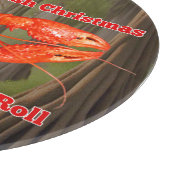 Roodbaars Kerstmis Snijplank (Hoek)