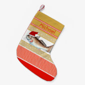 Roodbaars Kleine Kerstsok (Voorkant (Hangend))