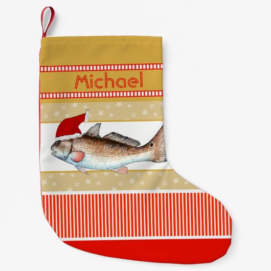 Roodbaars Kleine Kerstsok (Voorkant)