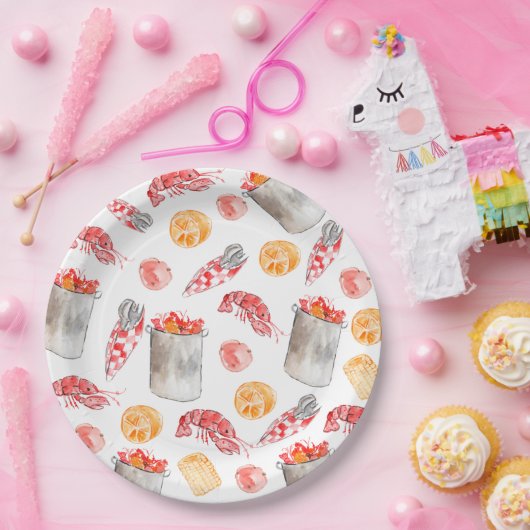 Roodbaars kook zomerfeest papier bord (Feest)