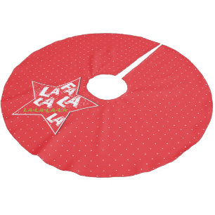 Roodbaars La La Fabulous Holiday Polka Boom Skirt Kerstboom Rok