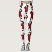 roodbaars leggings (Voorkant)