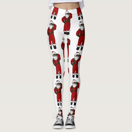 roodbaars leggings (Voorkant)