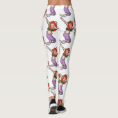 roodbaars leggings (Achterkant)