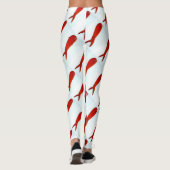 roodbaars leggings (Achterkant)