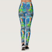 roodbaars leggings (Achterkant)